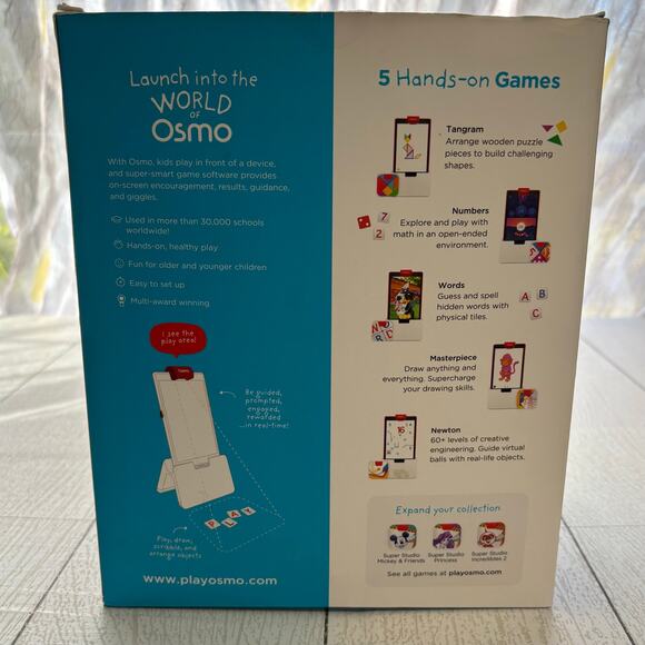Osmo Genius Kit Fire Tablet Base and 5 Hands-on Games - Picture 4 of 16